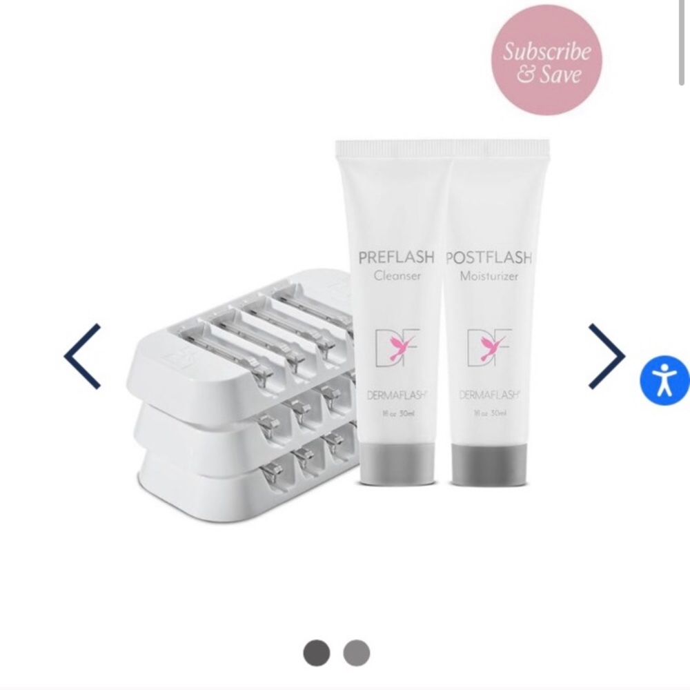 Dermaflash Essentials Kit Facial Blades Cleanser